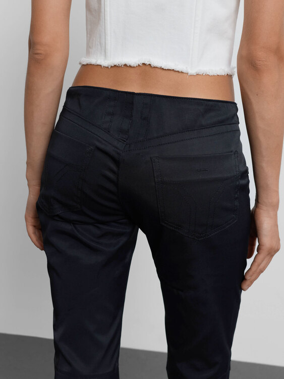 Miss Sixty Satin Low Rise Shorts 