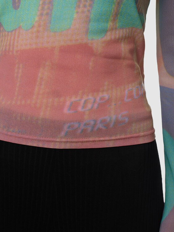 Cop Copine Graphic Print Top 