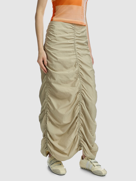 Gathered Maxi Skirt 