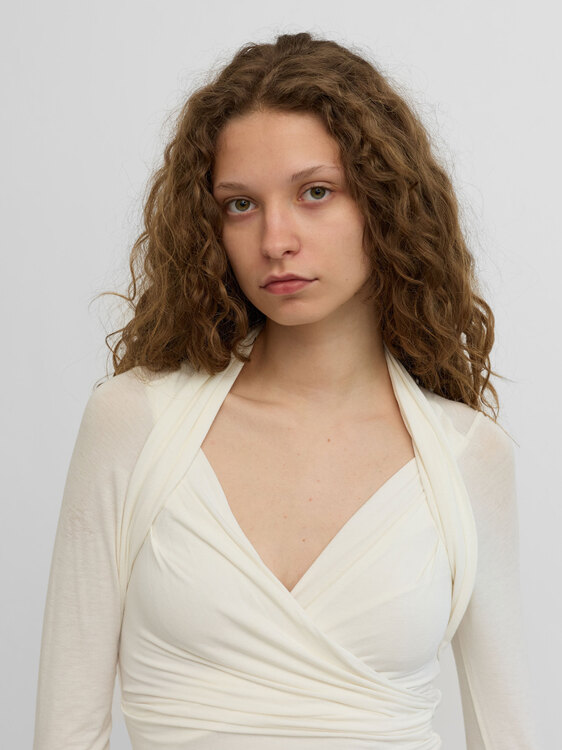 Plein Sud Draped Blouse 