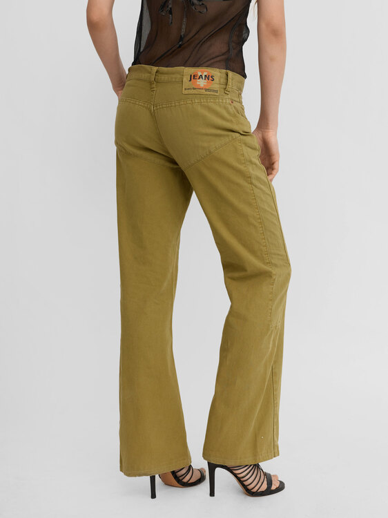 Michiko Koshino Khaki Trousers 