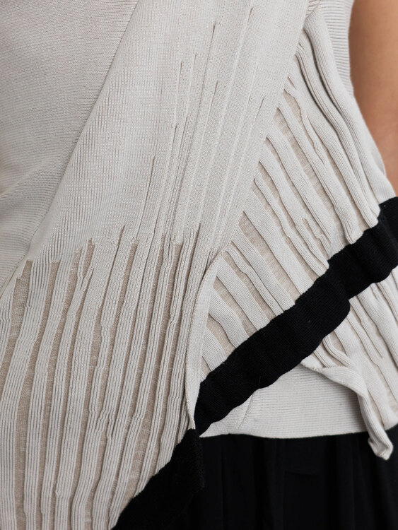 Asymmetrical Knitted Top 
