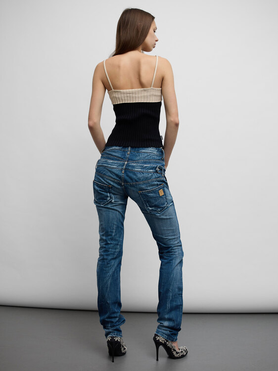 Moschino Ribbed Knit Camisole Top 