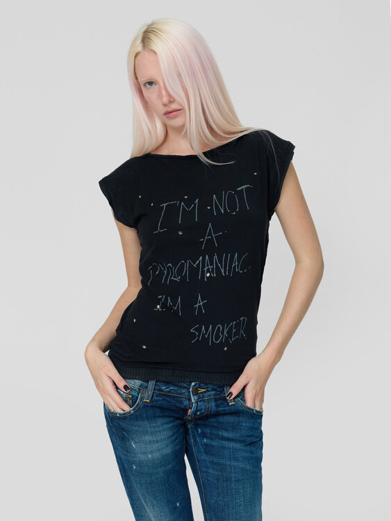 E-Play Distressed Effect T-Shirt 