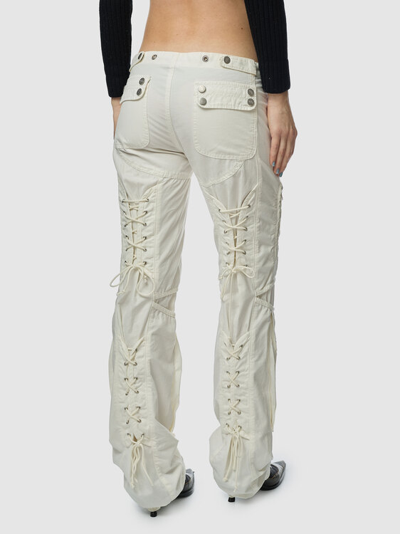 Nolita White Cargo Trousers 
