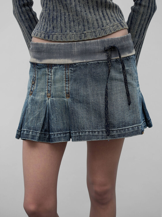 Killah Denim Mini Skirt 