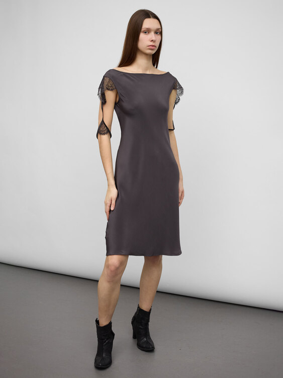 Ann-Sofie Back Silk Mini Dress 