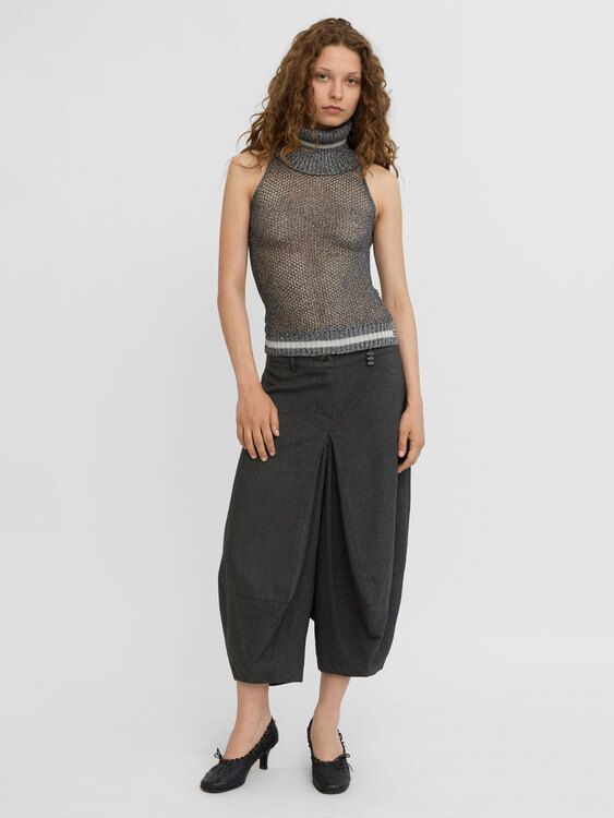 Cop Copine Fold Details Trousers 