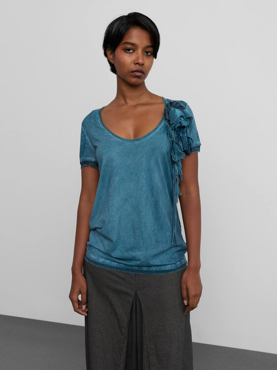Patrizia Pepe Washed Effect Top 