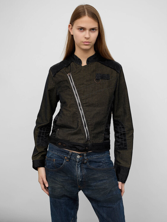 Diesel Corduroy And Satin Jacket 