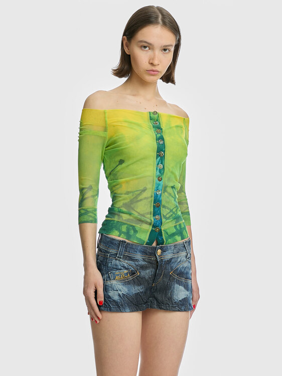 Plein Sud Mesh Cardigan 