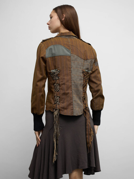 Sabotage Brown Twill Jacket 