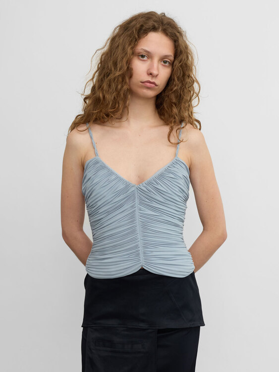Emporio Armani Pleated Bustier 