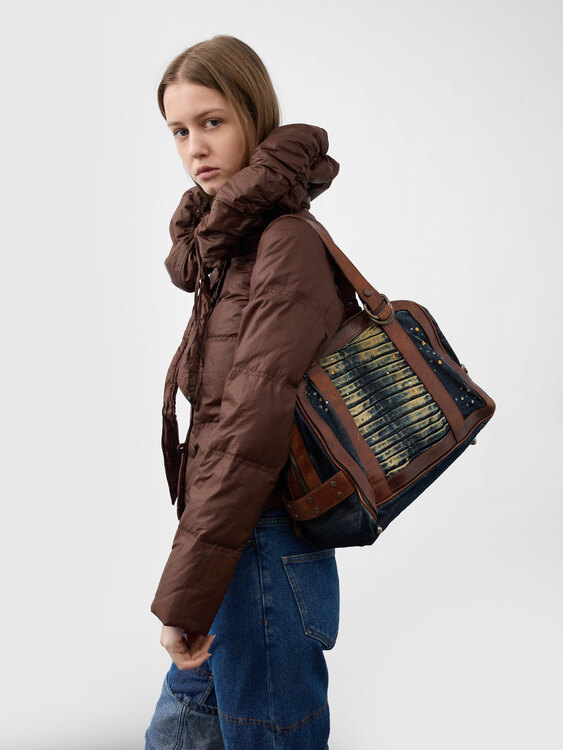 John Galliano Denim Handbag 