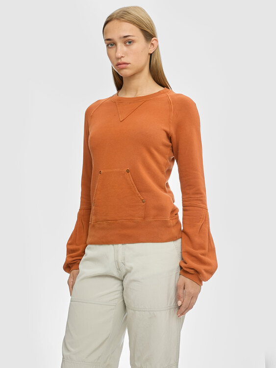 Michiko Koshino Orange Sweatshirt 