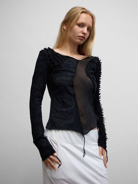 Nolita Patchwork Logo Top 