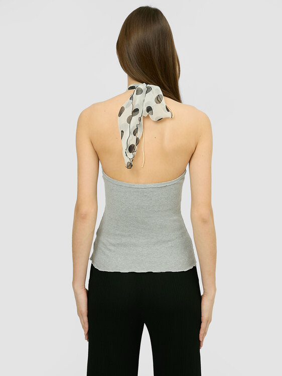 Open Back Halter Top 