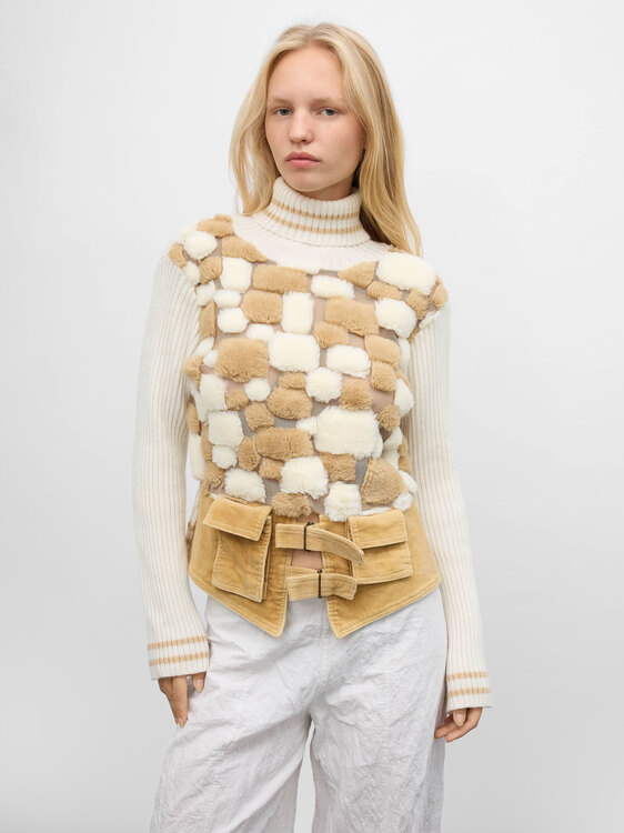 Fluffy Mosaic Jumper 