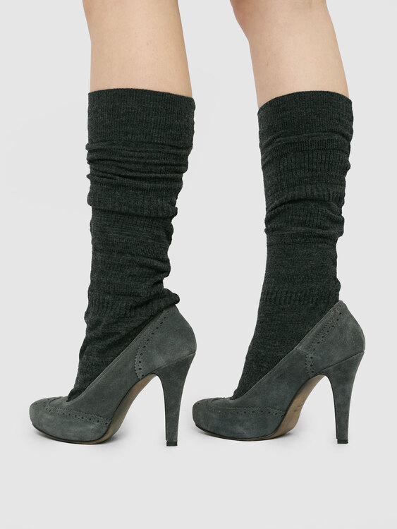 Ermanno Scervino Suede Sock Heels 