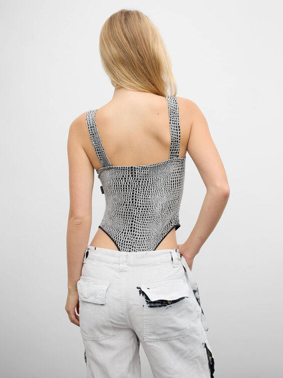 Anti-Flirt Velvet Bodysuit 