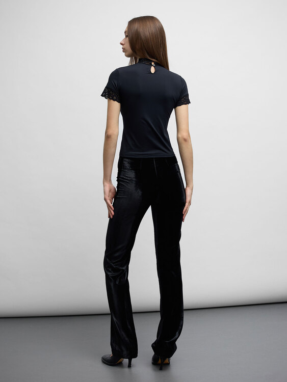 Costume National Velvet Trousers 