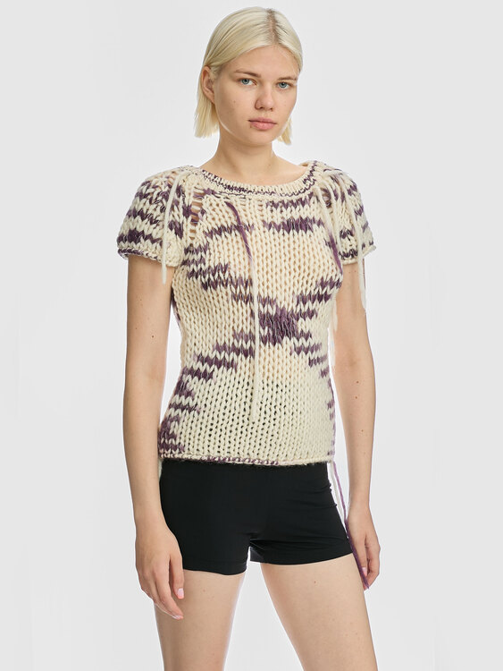 Knit Short Sleeve Jumper 