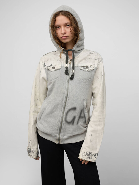Galliano Deconstructed Hoodie 