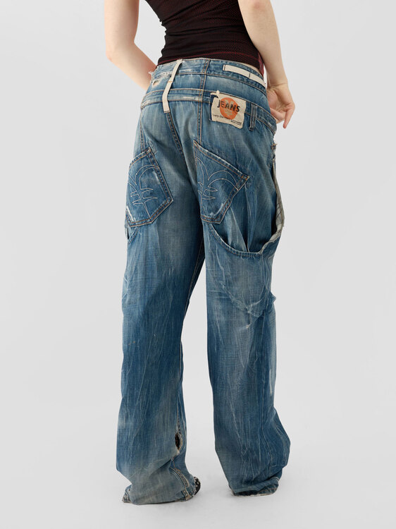 Michiko Koshino Double Waist Jeans 