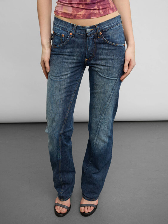Michiko Koshino Twisted Leg Jeans 