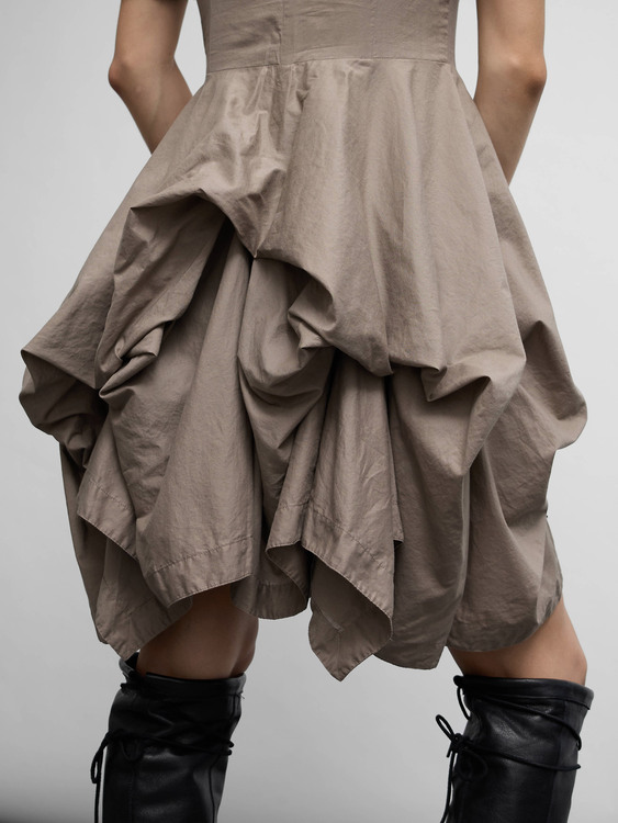 All Saints Taupe Dress 