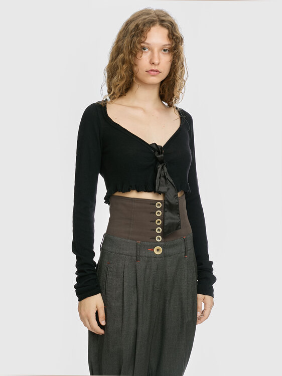 Miss Sixty Cropped Cardigan 