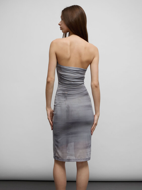 Plein Sud Mesh Mini Dress 