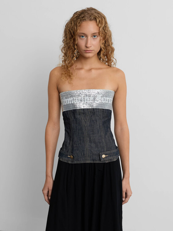 Extē Sequin Panel Corset 