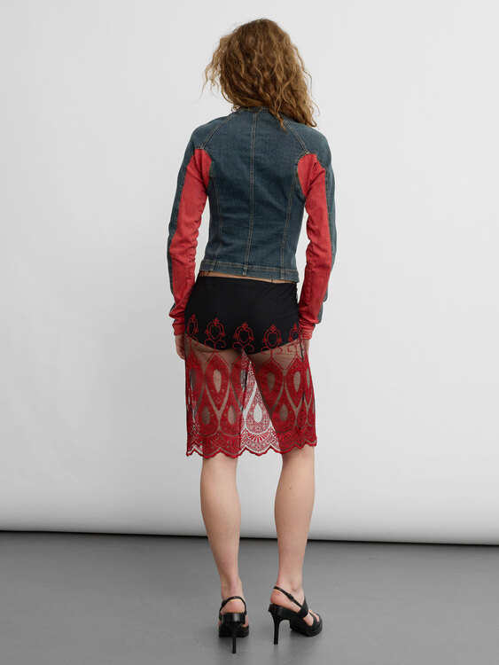 Jean Colonna Mesh Skirt 