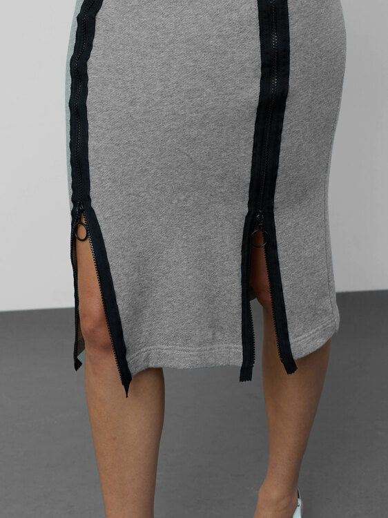 Ann-Sofie Back Zipper Dungaree Skirt 