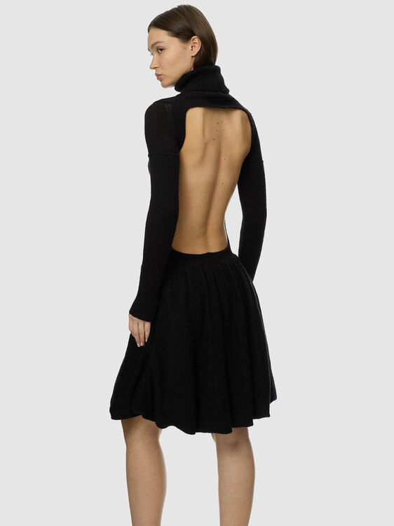 Stefanel Knit Open Back Dress 