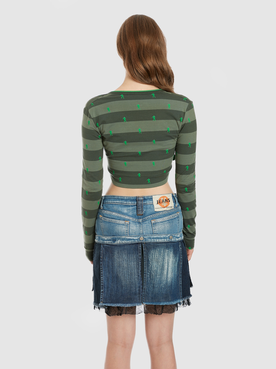 Bikkembergs Cropped Cardigan 