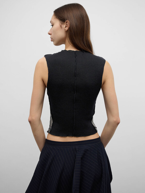 Jean Colonna Knitted Vest 