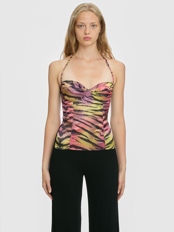 Jean Colonna Multicolour Bustier 