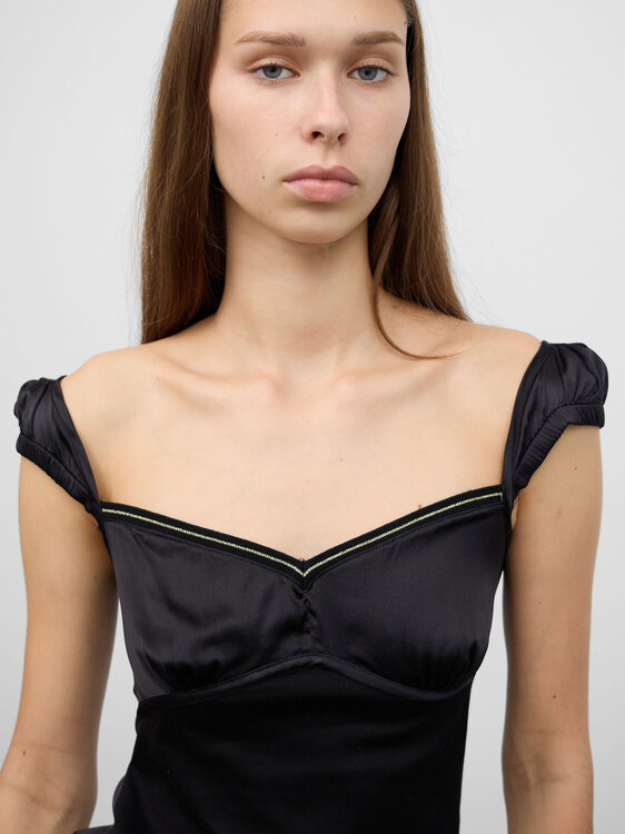 Dolce & Gabbana Satin Bustier 