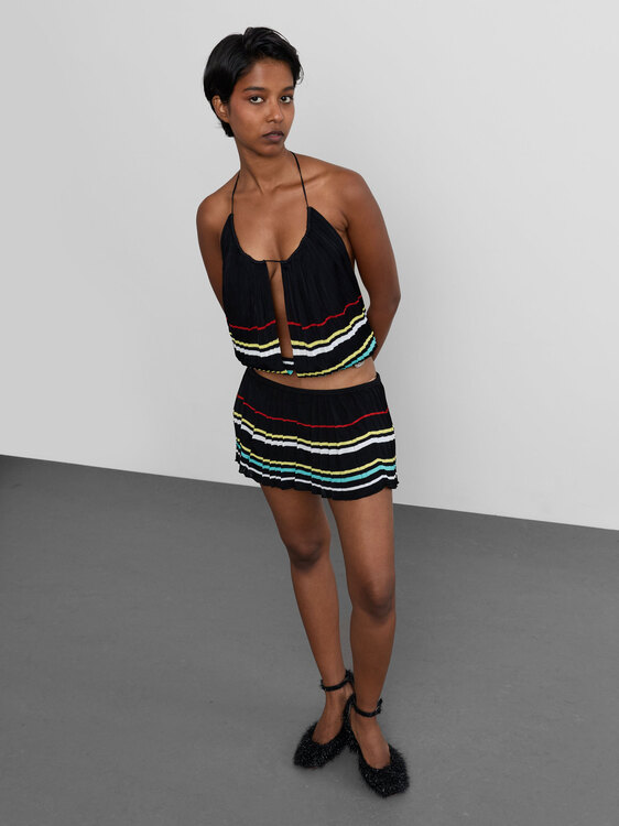 Miss Sixty Knitted Striped Set 