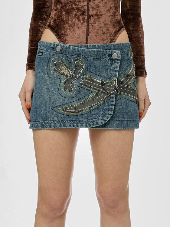 Miss Sixty Denim Mini Skirt 