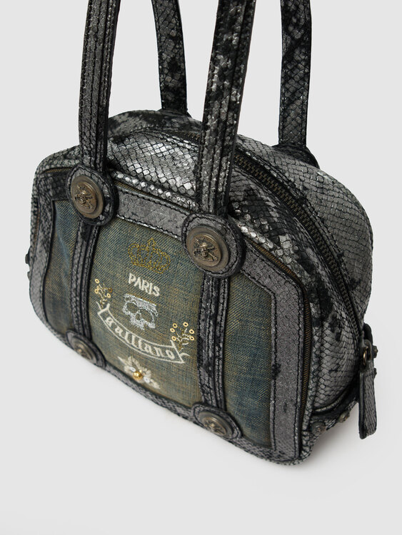 Galliano Leather Handbag 