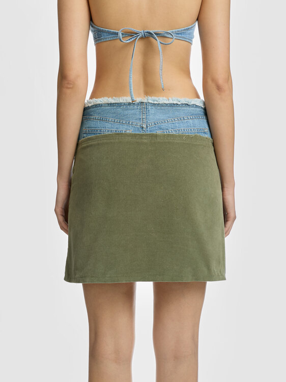 Nolita Deconstructed Mini Skirt 