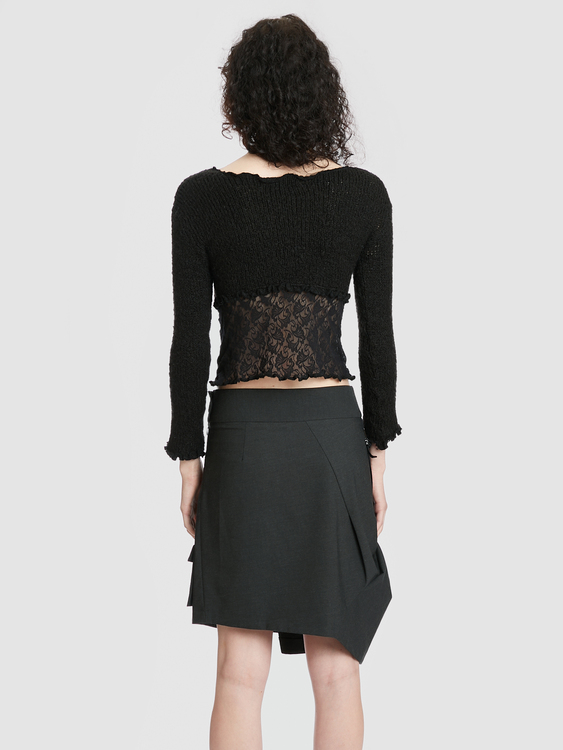 Cop Copine Asymmetrical Skirt 