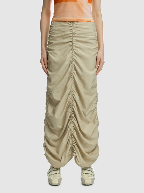 Gathered Maxi Skirt 
