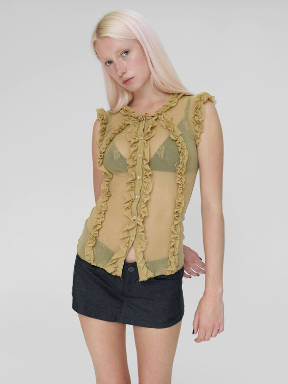Nolita Lace Mesh Cardigan 
