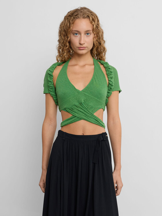 Patricia Pepe Halter Top And Shrug Set 