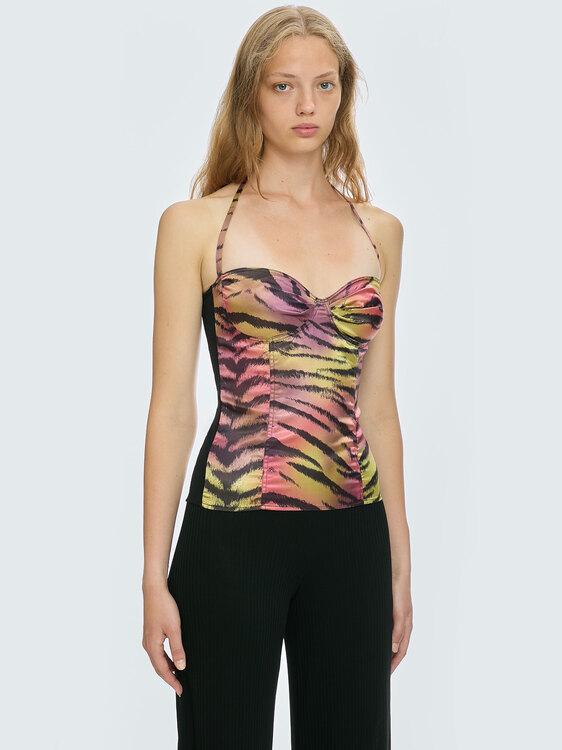 Jean Colonna Multicolour Bustier 