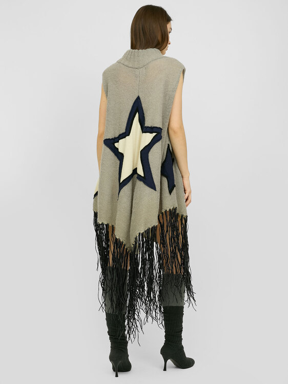 E-play Fringed Star Poncho 
